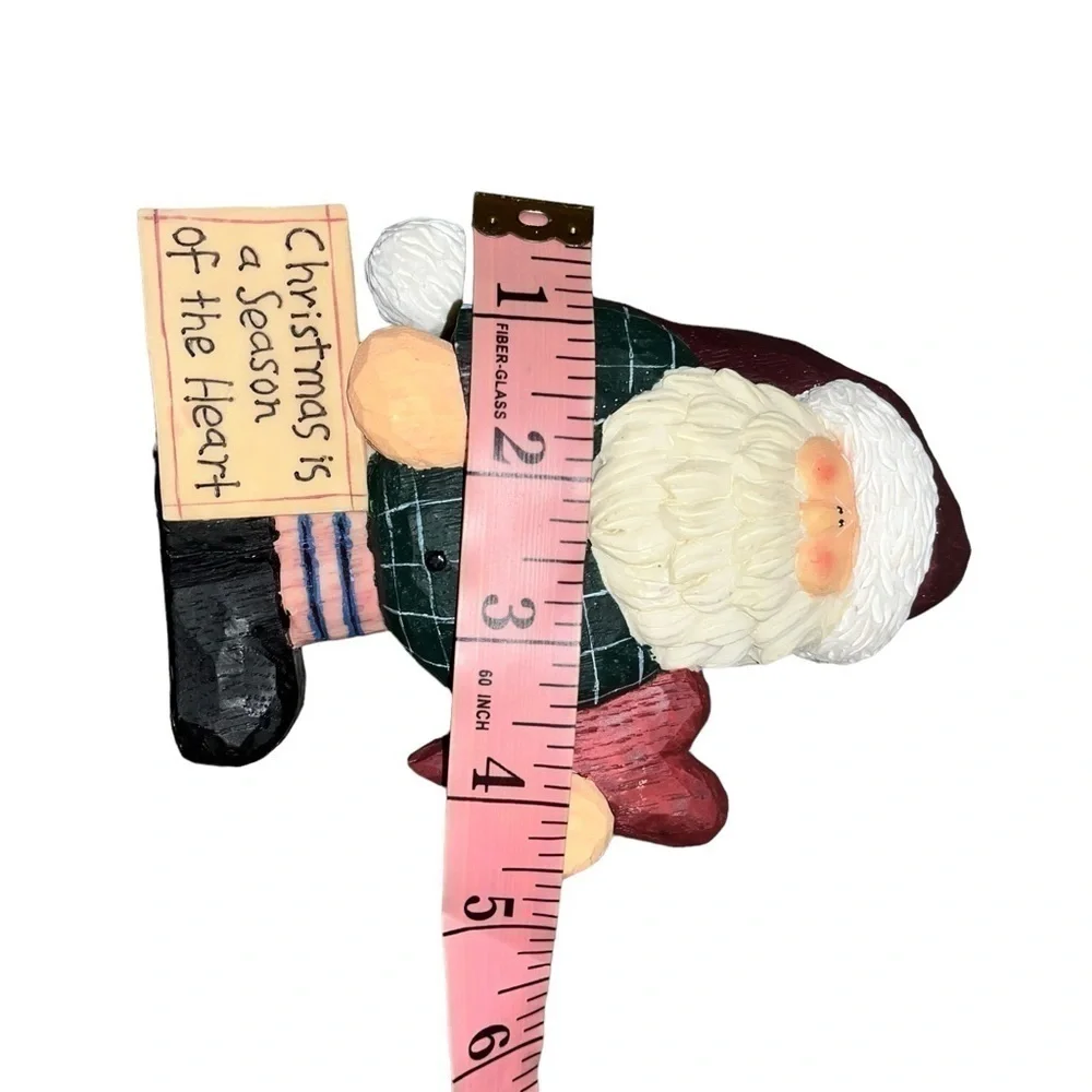 Santa Holiday Figures Christmas is the Season decoration